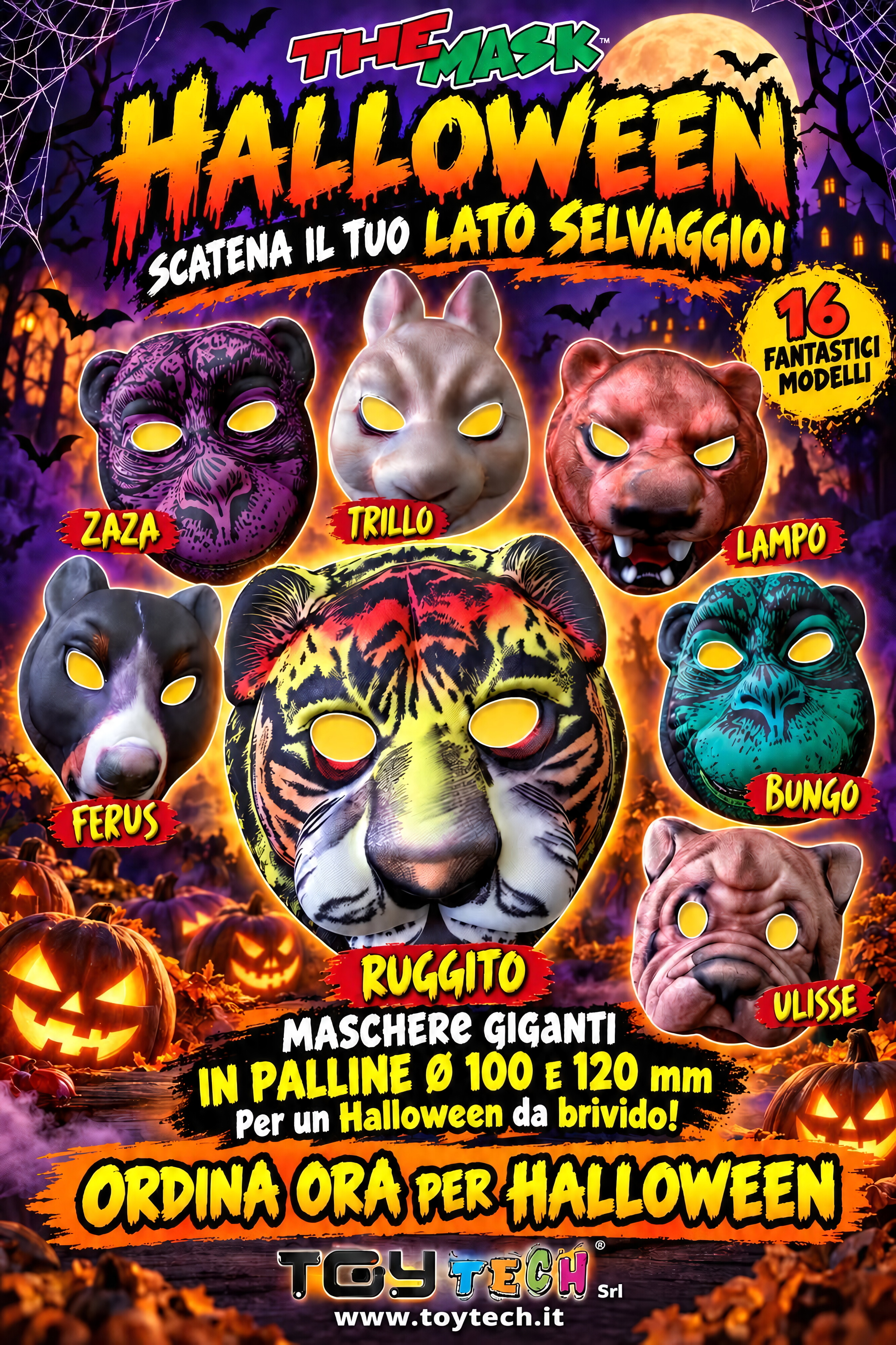 ANIMAL MASKS Ø 100