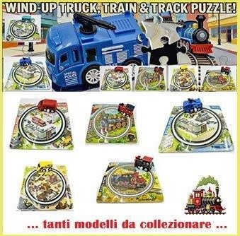 WIND-UP TRUCK PUZZLE Ø100