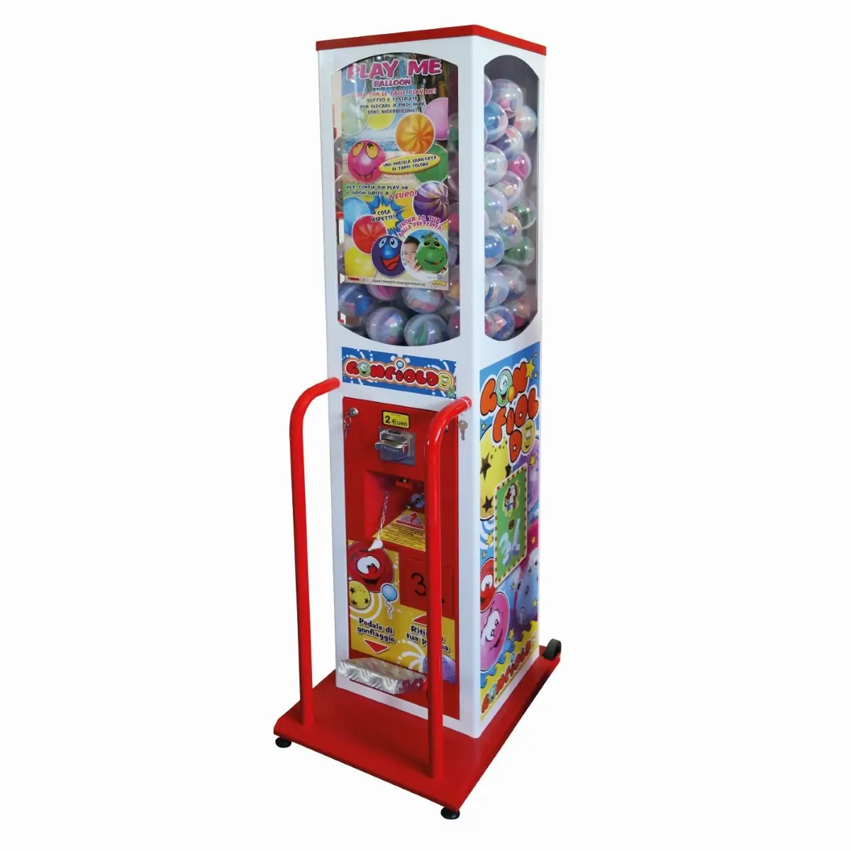 distributore palle gonfiabili